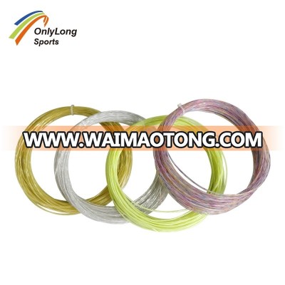 Tennis racket string for Rainbow Tennis Racquet String 1.35mm Nylon Elastic