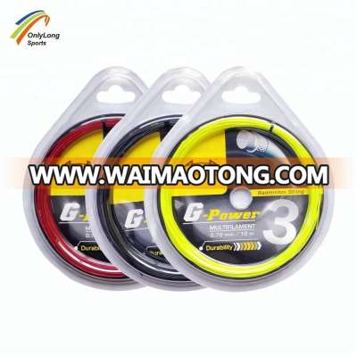 Gauge 0.70mm Nylon polymerization badminton racquet string for powet